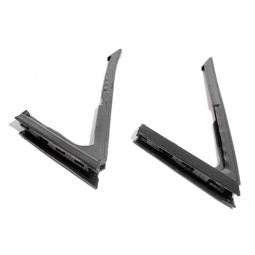 Front Vent Window Seals. 7-1/2 In. 17-1/2 In. Made with stiffener. Pair. R&L. VENT WINDOW SEAL 65-69 CHEVY CORVAIR PAIR